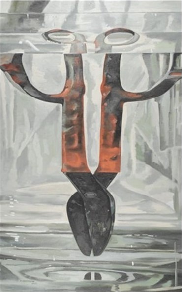 Painting, Nikzad Nodjoumi (Nicky), Graphic Language, 2003, 4352